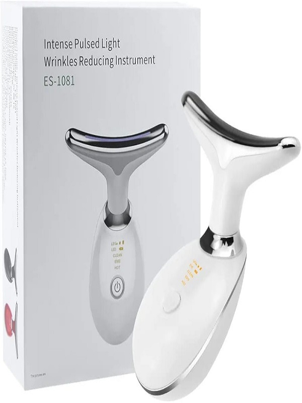 Intense Pulsed Light Wrinkle Reducing Instrument – Anti-Aging Neck & Face Massager (ES-1081)
