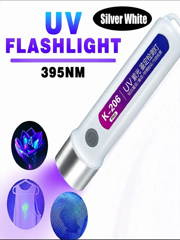 Handheld UV Money Detector – Portable Fake Note Checker Light (K-206)