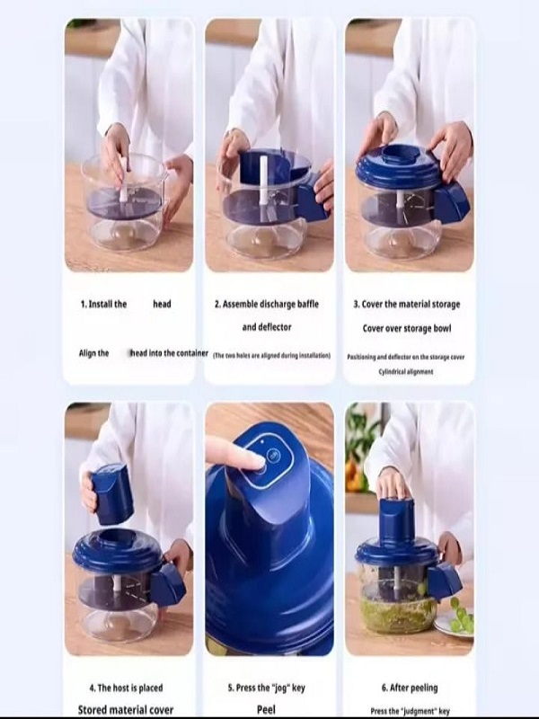 Rechargeable Fruit & Vegetable Peeler Machine – Cordless Electric Kitchen Peeler