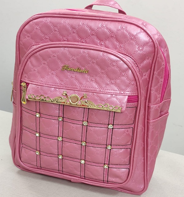 Beautiful Backpack for Girls - Baby Pink (HB-131)