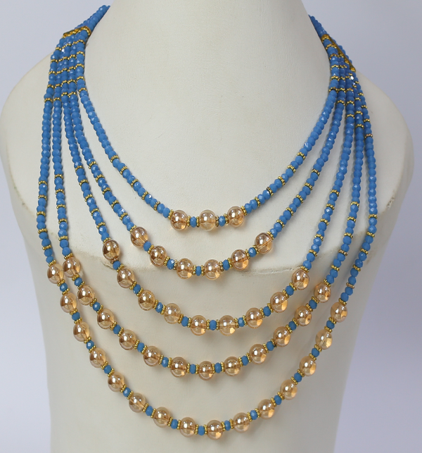 Stylish Design Mala Necklace For Women (ZV:3629)