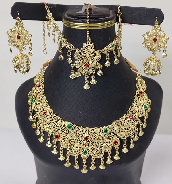 Artificial Indian Bridal Jewellery Design 2022 With Matta Pati (PS-470)