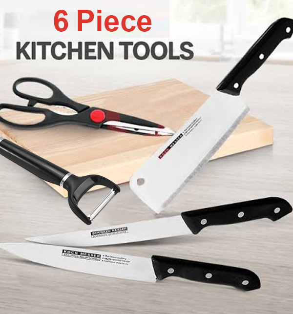 6 Pieces Koch Messer Stainless Steel Inox Knives Set (KS-05)