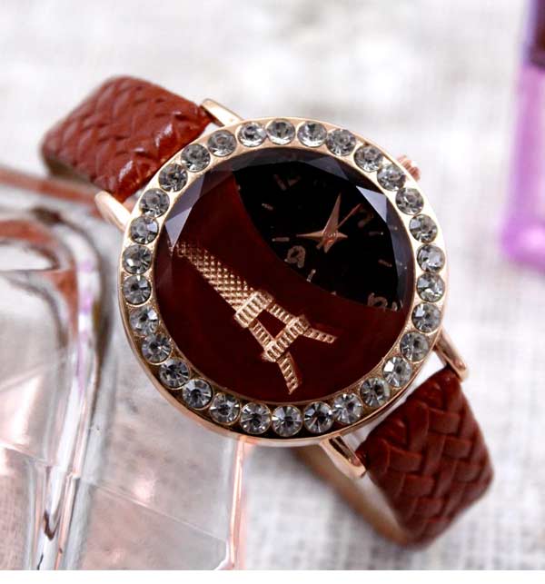 Beautiful Eiffel Tower Ladies Watch (ZV:11796)