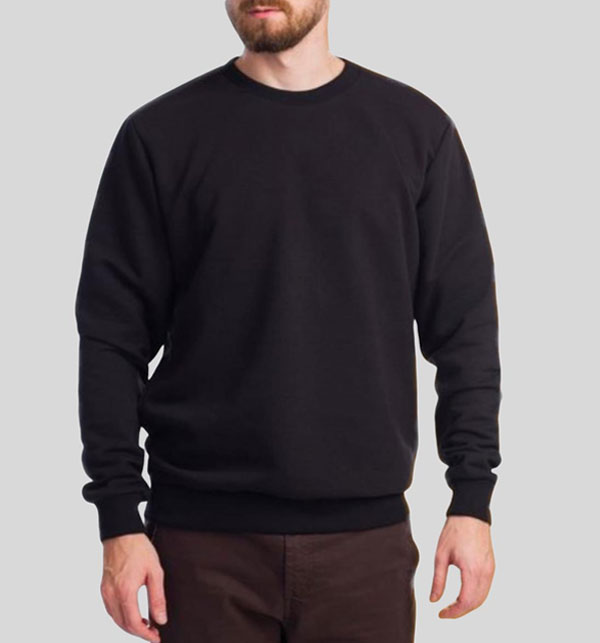 Black Sweatshirt For Men's (JAC-107)