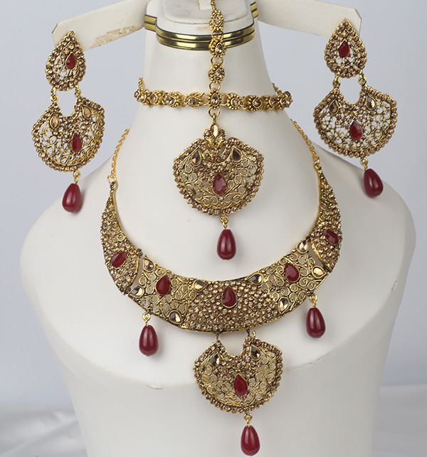Bridal Barat Jewelry Set Design 2021 For Women (PS-350) Online Shopping ...