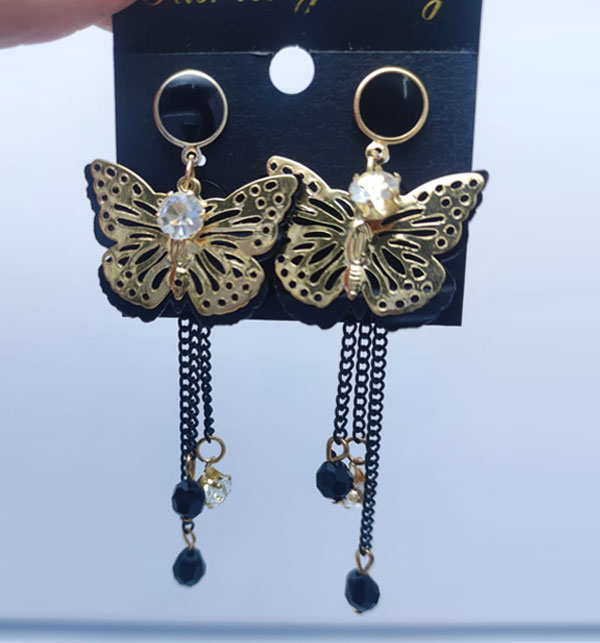 Butterfly Long Earring (ZV:15695)