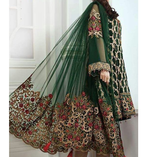 Chiffion Embroidered Suit Unstitched (CHI-119)