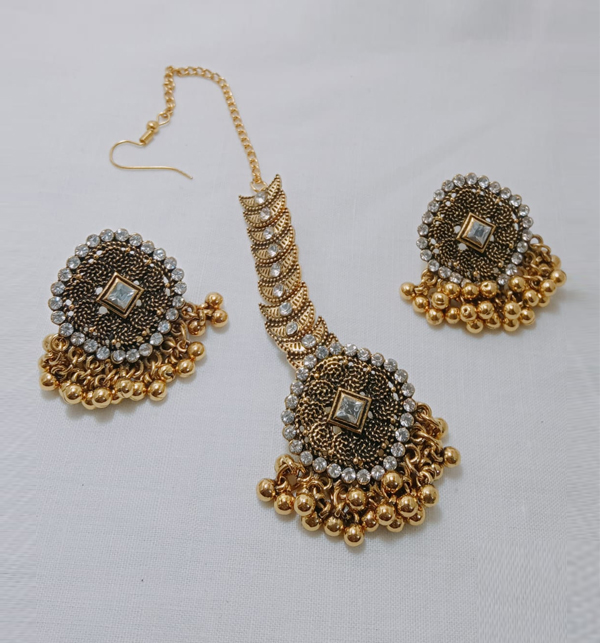 Earring With Matha Patti (ZV:12589)