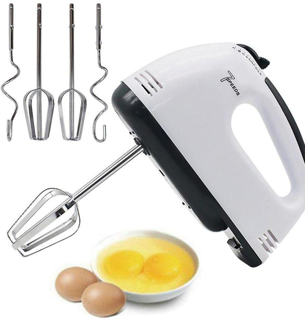 China Import Electric Egg Beater and Mixer- White