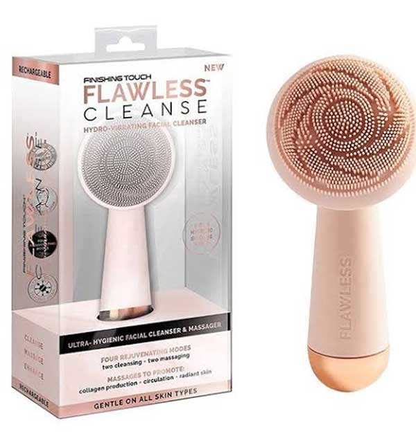 Flawless Cleanse Silicone Face Scrubber and Facial Cleanser and massager