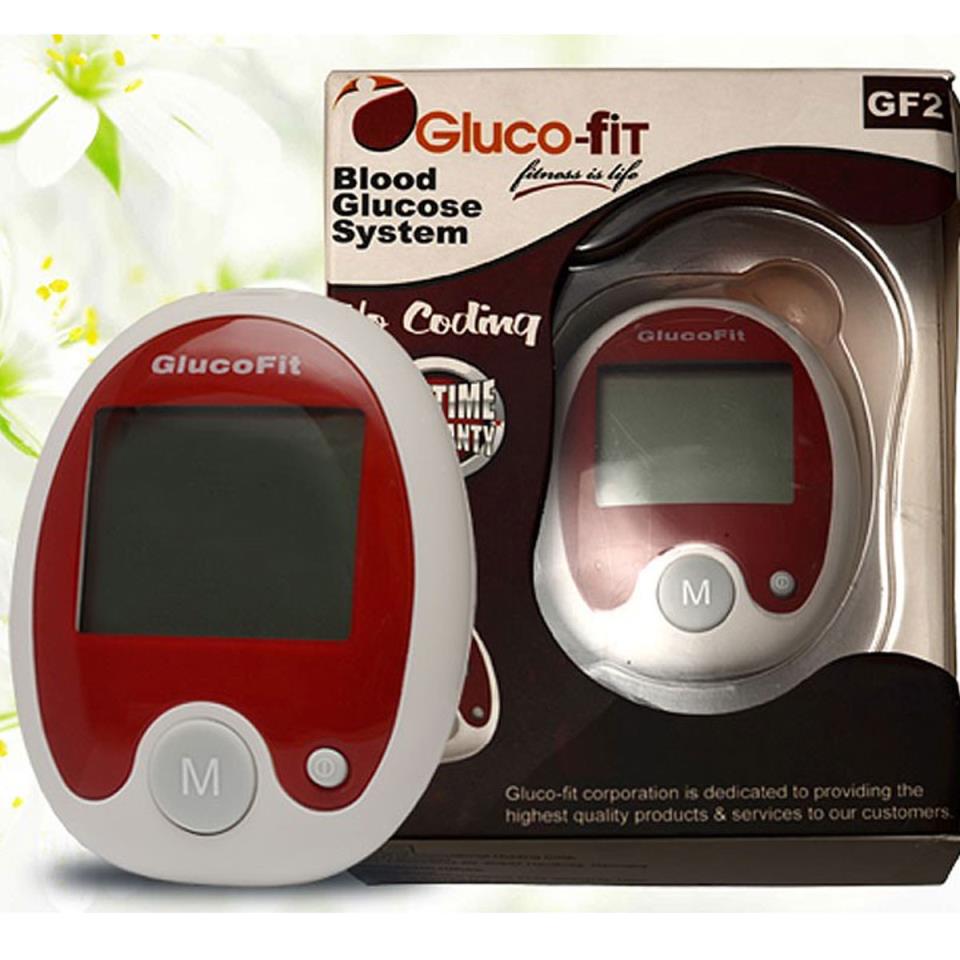Gluco Fit Blood Glucose Monitor With 10 Test Strips