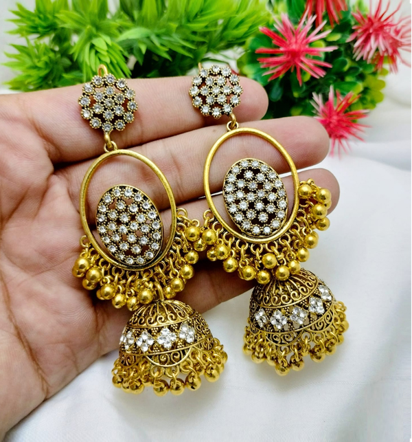 Golden Jhumka (ZV:12535)