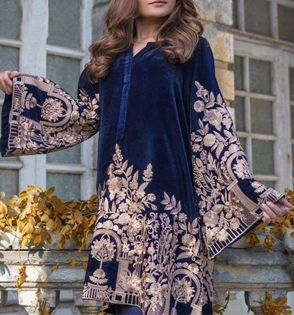 Buy Velvet Dresses & Velvet Shawls Women Online In Pakistan | Jazmin