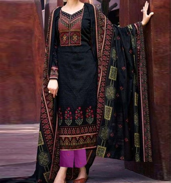 Heavy Summer Embroidered Lawn Dress 2022 (UnStitched) (DRL-1217)