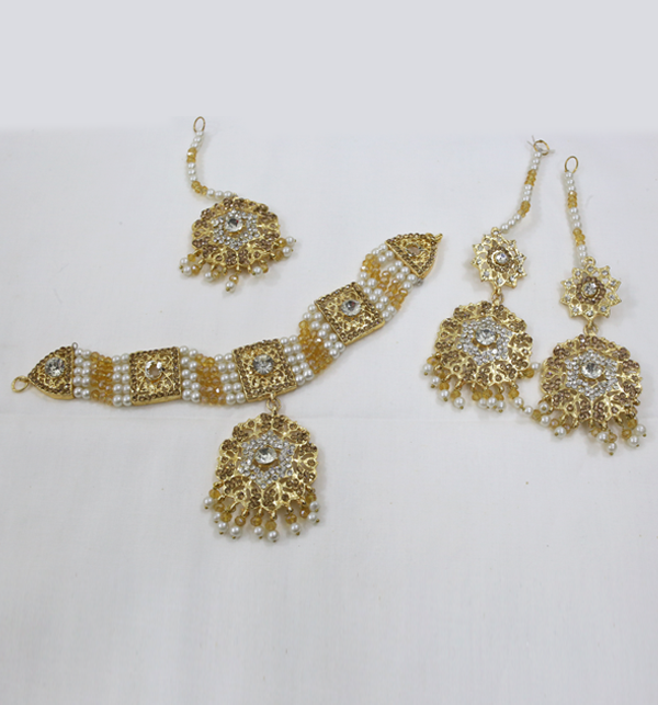 Jewelry Set With Earring & Matha Patti (PS-430)	