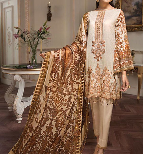.Winter Khaddar  Embroidered stitched pakistani indian suit wool shawl 