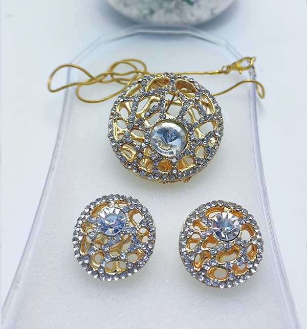Locket Set With Earring (ZV:10292)
