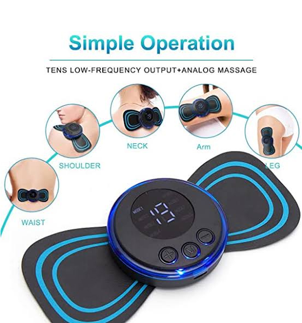 Rechargeable Mini Massager Adjustable Full Body Relaxation
