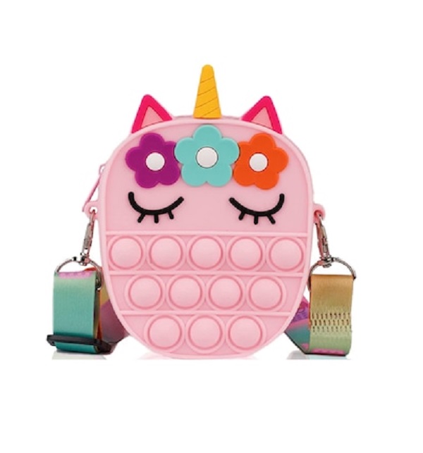 Pop Bubble Fidget Toy Shoulder Bag Eid Gift For Kids  (KB-17)