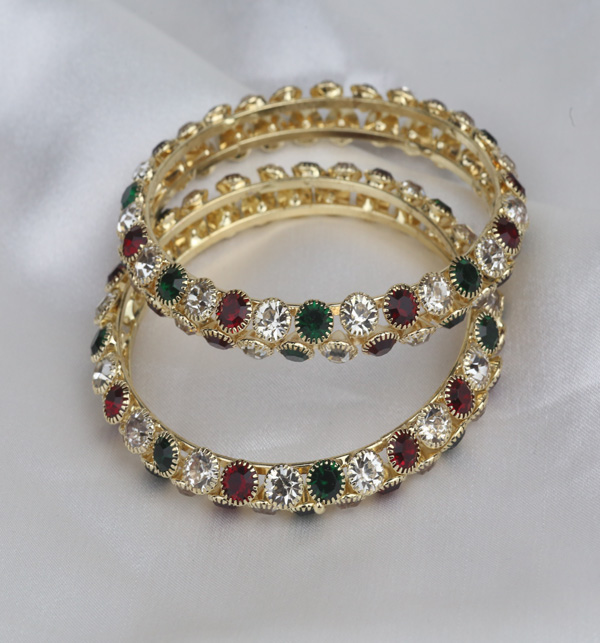 Beautiful Multi Color Bangles Set For Girls (BH-66)