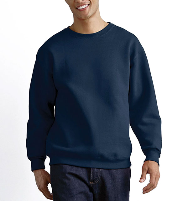 Navy Blue Sweatshirt For Men's (JAC-108)	