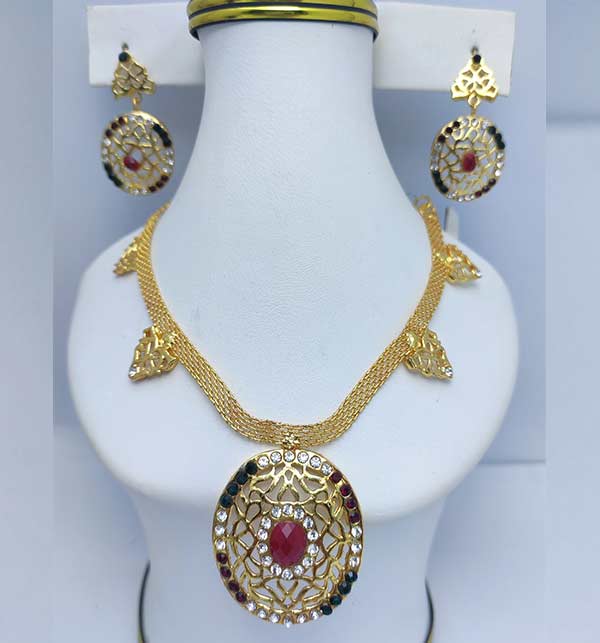 Necklace Set With Earring (ZV:9770)