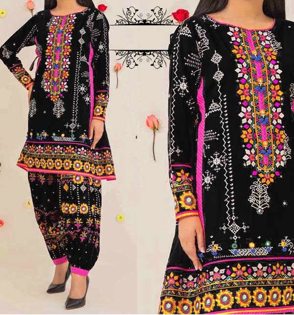 Lelan kurti cheap design 2019