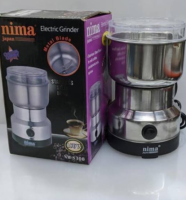 Nima Electric Grinder NM-8300 Stainless Steel Bean-Nuts & Spices Grinder Vagitable Grinder