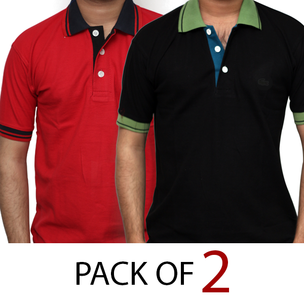 Pack of 2 Men's Polo T-Shirts