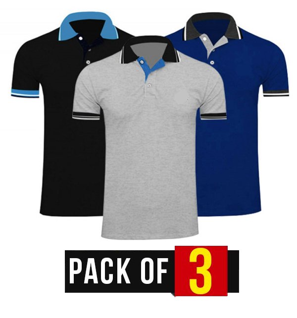 Pack of 3 Men\u0027s T-Shirts (Deal-2) - (38392)