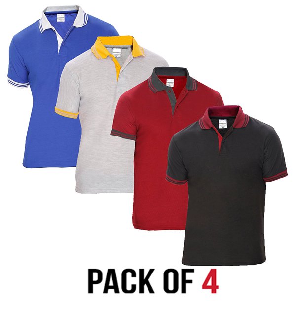 Pack Of 4 - POLO T Shirts (DT-05)