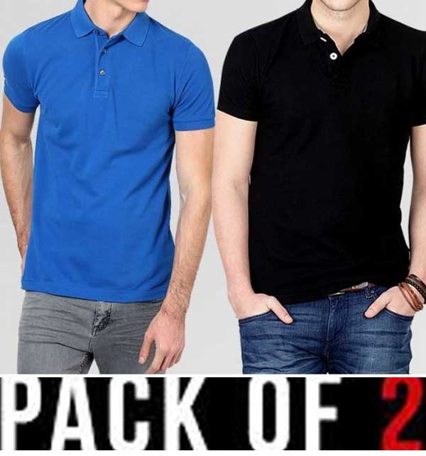 Pack of 2 Polo T Shirts For Men of Your Choice (DT-23)