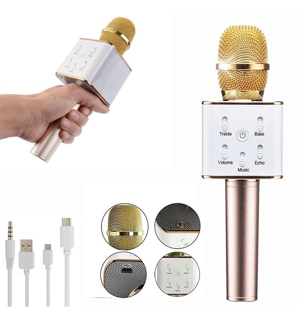 portable wireless microphone and speaker