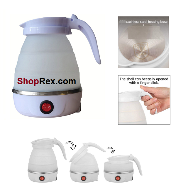 Portable Travel Kettle Foods Boils Fast Water Boiling  