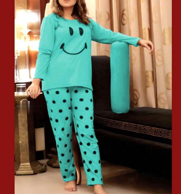 Buy KRV Women's Cotton Printed Night Suit Set of Peach T-Shirt & Black  Track Pants (Size: XXL) Online at Best Prices in India - JioMart.