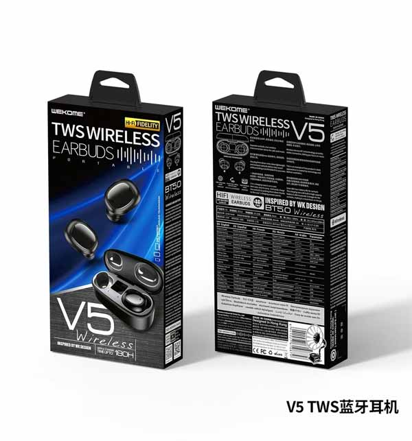 Remax V5 TWS WIRELESS EARBUDS WITH DISPLAY