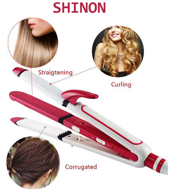 Shinon Hair Straightener 3 in 1 For Girls Online Price in pakistan