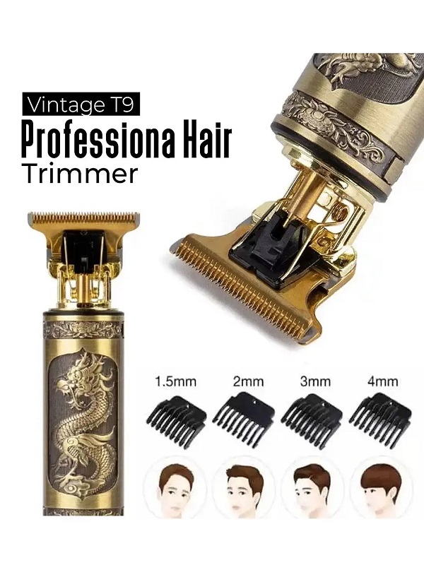 T9 Vintage professional Trimmer - Cordless Hair Clipper & Shaving Machine 