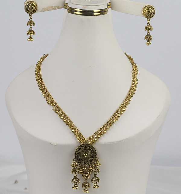 Turkish Golden Jewelry Set Design 2021 For Women (PS-360)