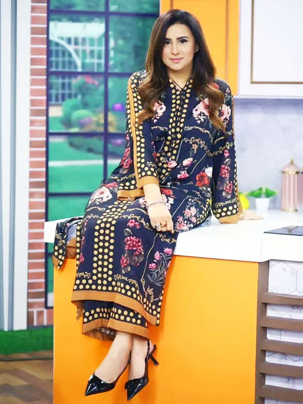 Ethnic Kafta Viscous Slub Digital Printed Long Kaftan Shirt (Unstitched) (DRL-2488)