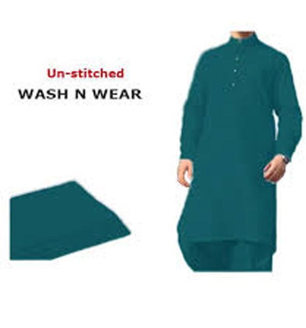 Wash n Wear Men's Kameez Shalwar Unstitched (MSK-36)