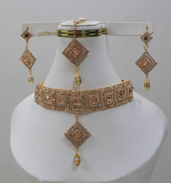 Women WeddingChocker Necklace jewelary Set (PS-431)