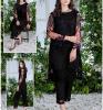 NET Full Heavy Embroidery Party Wear (2 Pec) Dress Unstitched (CHI-704)
